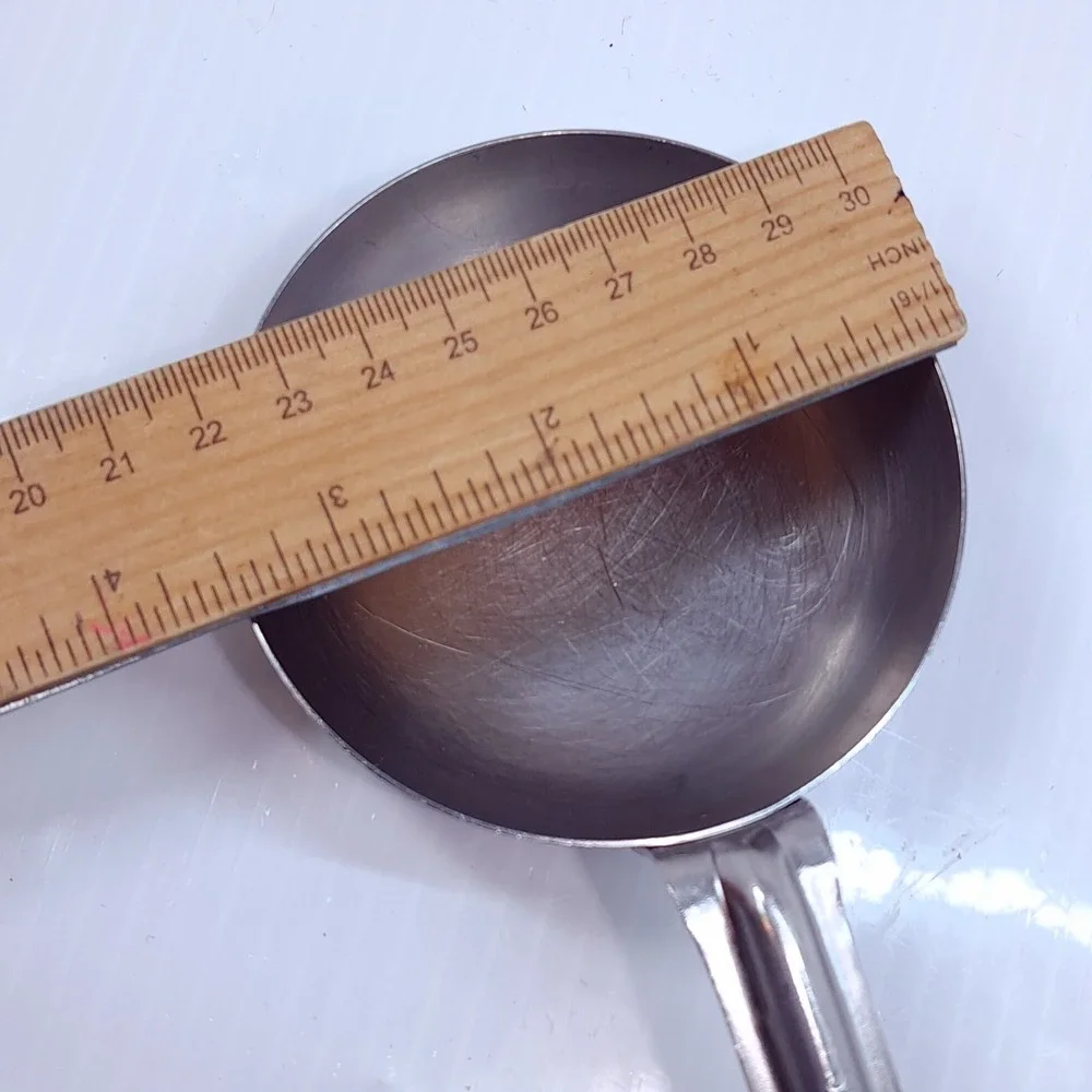 Grip N Serv Spoodle Solid stainless steel spoon ladle Black Handle Serve USA